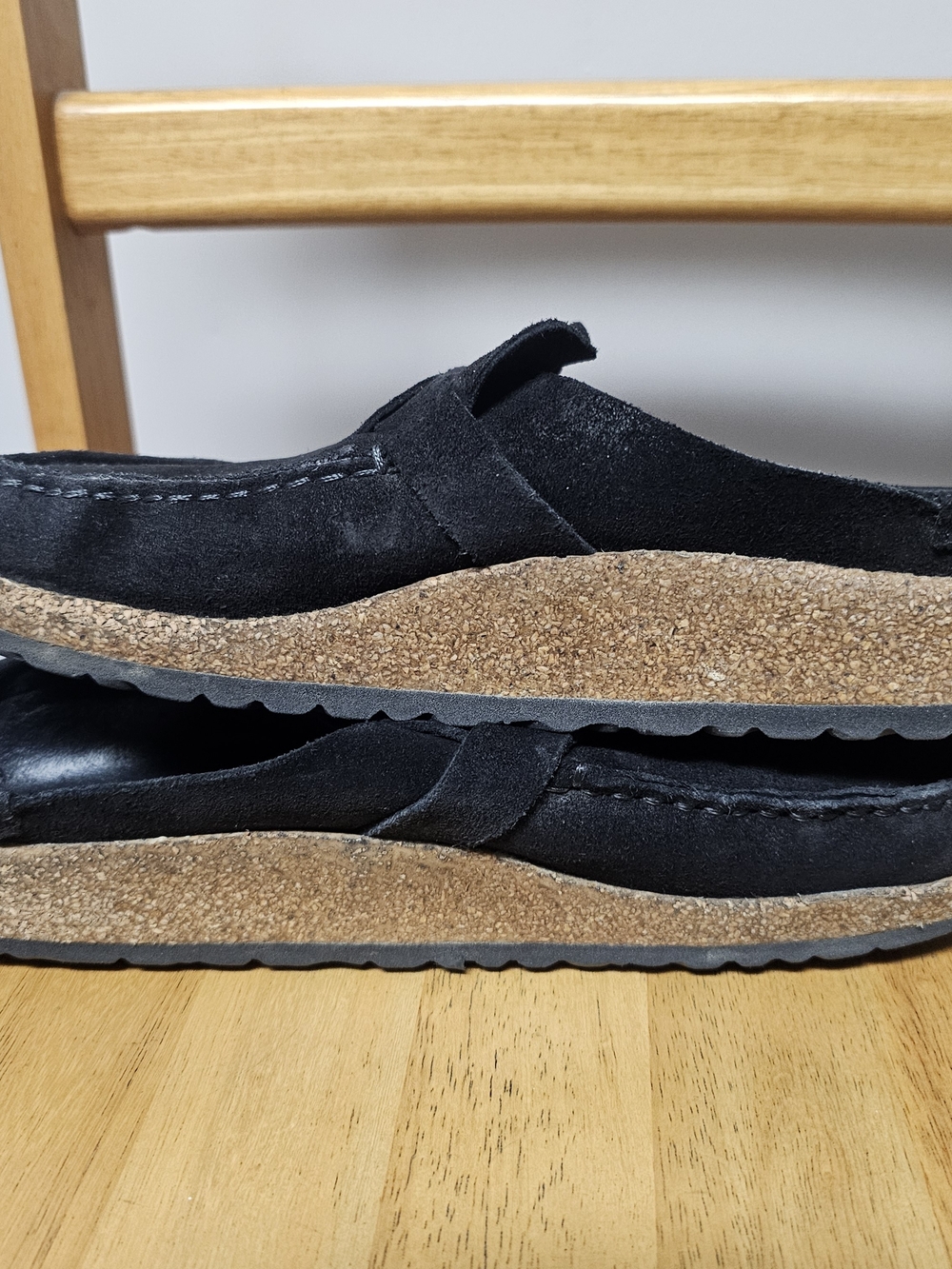 Birkenstock Buckley Suede Leather SlipOn Clogs Neutral Minimalist Trendy Size 9 - Picture 8 of 8